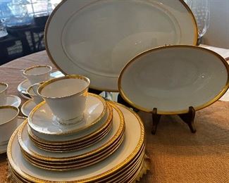 Collection of Gold banded Bennington China by Oxford