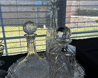 Crystal decanters