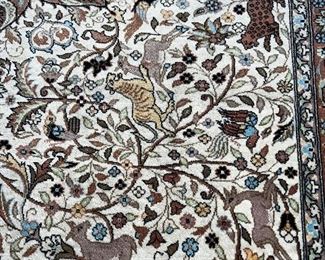 Close up of Malaysian Rug 7' by 4'7"