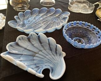 Blue Opalescent Glass