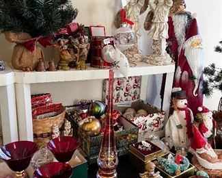 bohemian Glass Tree topper and Christmas Decor