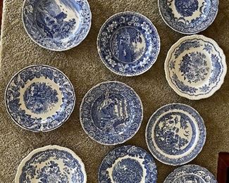 Spode Blue Room Plates