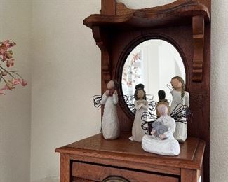 Antique Shelf
Willow tree angels