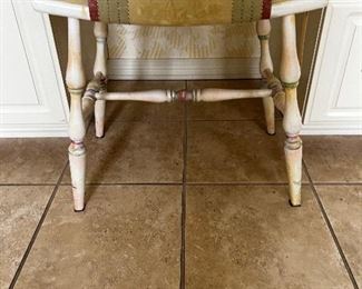Painted Antique Bench