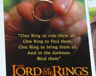 60 THE LORD of the RINGS TOPPS TRADING CARDS