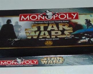 STAR WARS MONOPOLY BOARD GAME