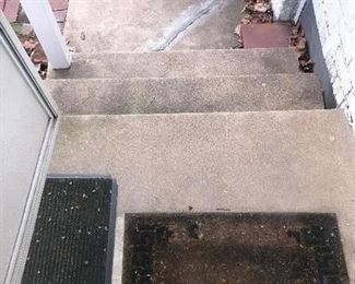 Stairs Leading From The Family Room To The Garage / Patio