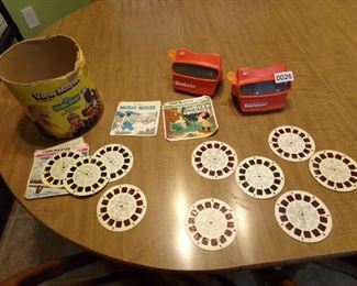 Retro view masters with cards