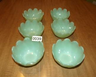 Jadeite lotus bowls