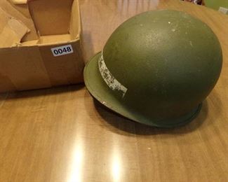 US Army helmet with Kevlar insert