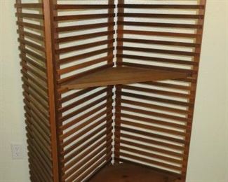 Slotted Tri Panel Plant Stand