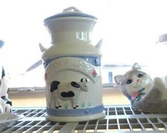 Cat/Cow Milk Jug Cookie Jars 