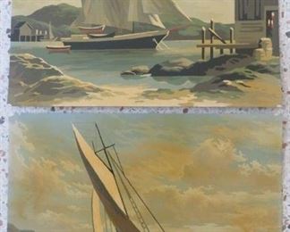 Paint by Number Sail Ship Paintings