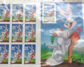 Bugs Bunny 32 Cent Stamp Sheet 