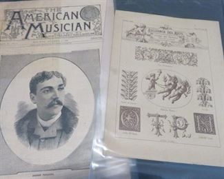 Antique American Musician New Paper Magazine