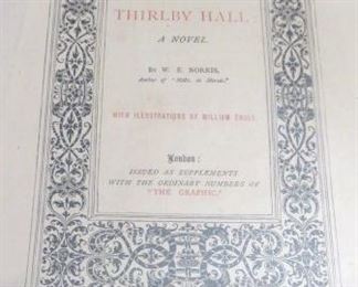 Thirlby Hall A Novel Page Cover