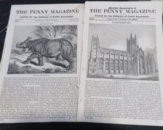 1834, "The Penny Magazine"