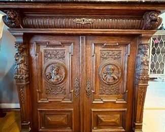 Cabinet $1000- Width-25.5", Height- 46", Length- 47"
