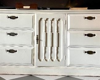 White Dresser- $75 L-20", W- 62", H-31"