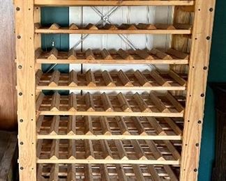 Wine rack-$50 L-13.5", W-35.5, H-69"