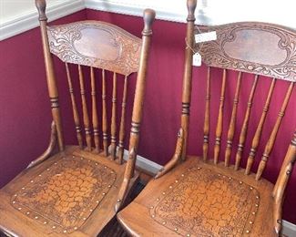 6 matching chairs 