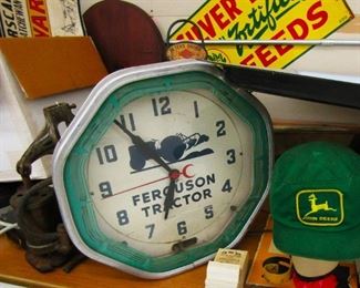 Ferguson Tractor Neon Clock