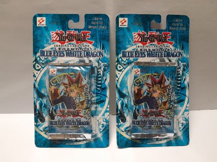 SEALED Yugioh Legend Of The Blue Eyes White Dragon Booster Packs