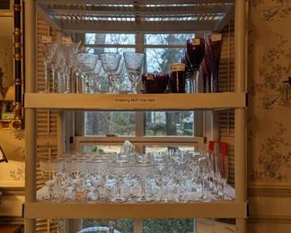 More pics of crystal stemware.