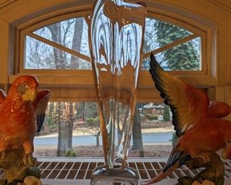 Large, vintage Daum (France) crystal piece.