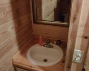 Interior of cabin for sale