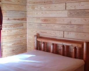 Interior of cabin for sale