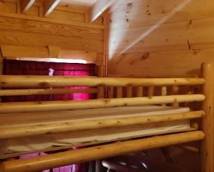 Interior of cabin for sale