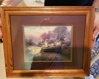 Thomas Kincaid framed print