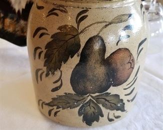 Stoneware fruit jar