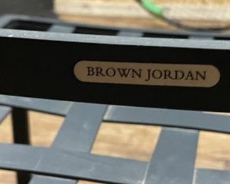 Set of 8 Brown Jordan Dining Chairs. Sold with Cushions. Photo 2 of 2. 