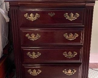 Pair of 4-Drawer Side Tables. Each Measures Approximately 24" W x 18" D x 28" H. Photo 1 of 2. 