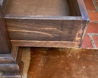 Etagere / Plant Stand with Drawer - 2 Available. Each Measures 18" x 16" x 52" H.  Photo 3 of 3. 