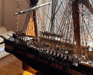 Antique Ship Model. Measures 48" W x 34" H. Photo 2 of 6. 