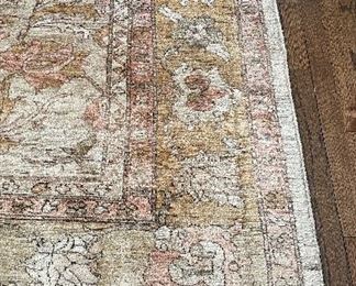 Antique Persian Rug. Measures 9' x 10' 7". Photo 2 of 4. 