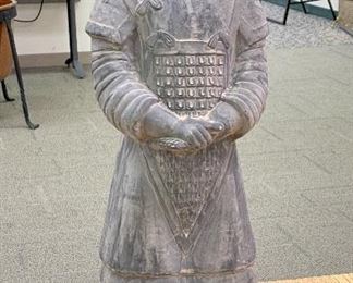 Ma Shi'ao replica Qin Dynasty Terracotta Warrior. Measures 22" H x 7" W x 6" D. Photo 1 of 6. 