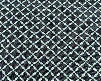 Black & Green Stark Carpet Rug. Measures 17' x 12'. 