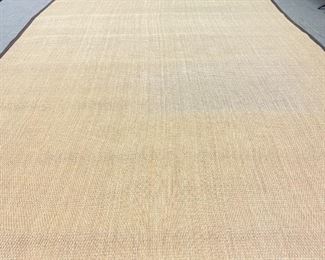 Extra Large Banded Sisal Rug. Measures 22' x 12.' Photo 1 of 2. 