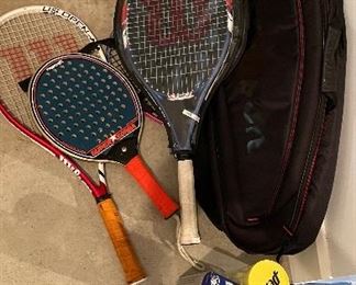 Tennis Racquets, etc. 