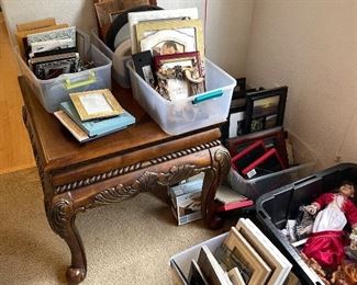 pair of side tables - loads of frames