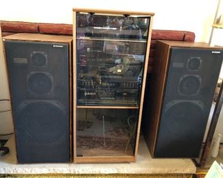 Pioneer Stereo Component System (CS-F9001 3 Way Speakers, Turntable PL-211AZ, Multiplay Compact Disc Palyer PD-M401, FM/AM Digital Synthesizer Tuner, Stereo Tape Deck Receiver RX-711, Stereo Graphic Equalizer, Double Cassette Tape Deck)