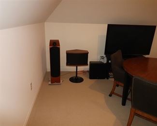 Bose 901's w/ stands - $450 , M&K 15" Subwoofer - $150, Bowers and Wilkins 703's (perfect) - $1,350, Boston Acoustic Subwoofer - $150