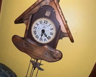 American Cuckoo Bird clock $125