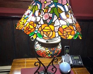 Cute Tiffany style desk lamp (QVC?) $175