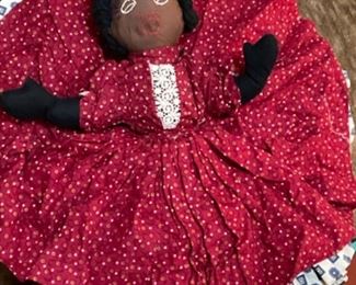 Two dolls in one, handmade