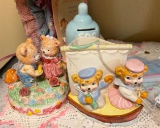 Children's planters and bank